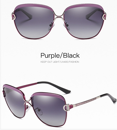 New Sunglasses oversized Women Polarized sun glasses high quality Female Prismatic Eyewear