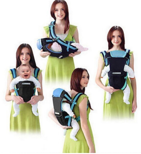 0-30 Months Breathable Front Facing Baby Carrier 4 in 1 Infant Comfortable Sling Backpack