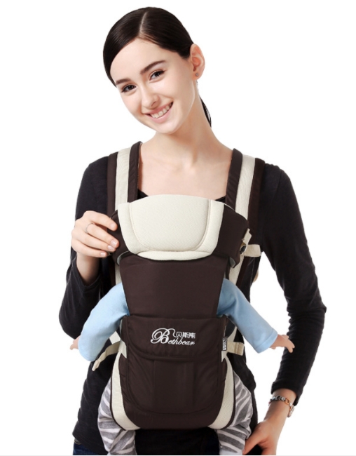 0-30 Months Breathable Front Facing Baby Carrier 4 in 1 Infant Comfortable Sling Backpack
