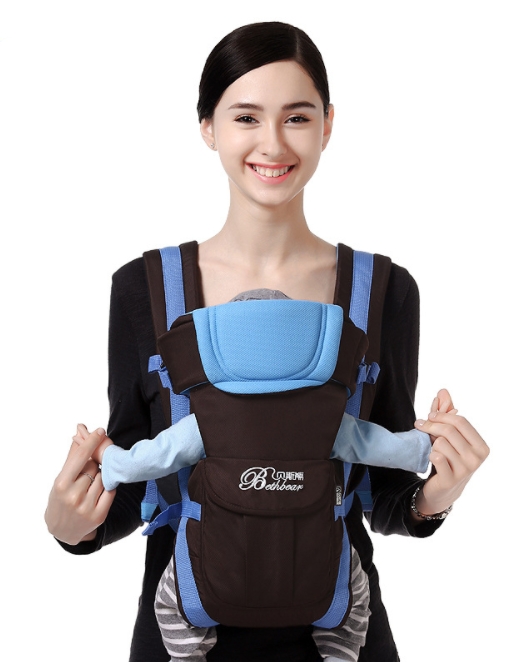 0-30 Months Breathable Front Facing Baby Carrier 4 in 1 Infant Comfortable Sling Backpack