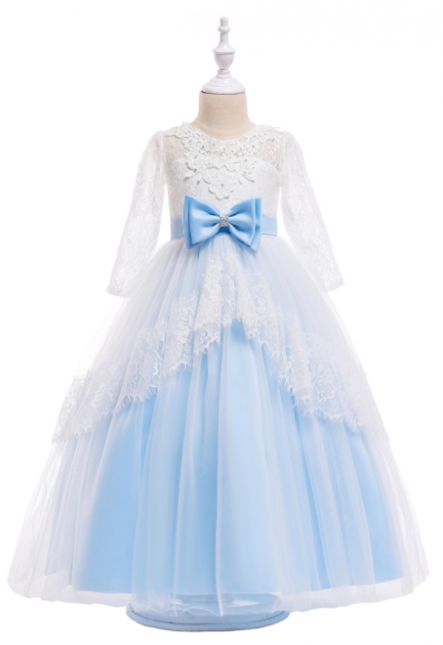 High Quality Party Girls Dress Elegant Performance Kids Dresses  Princess Wedding Dress Costume