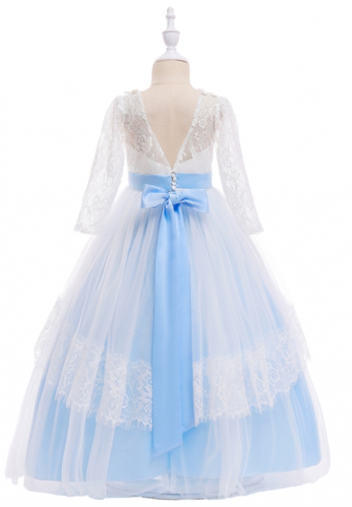 High Quality Party Girls Dress Elegant Performance Kids Dresses  Princess Wedding Dress Costume