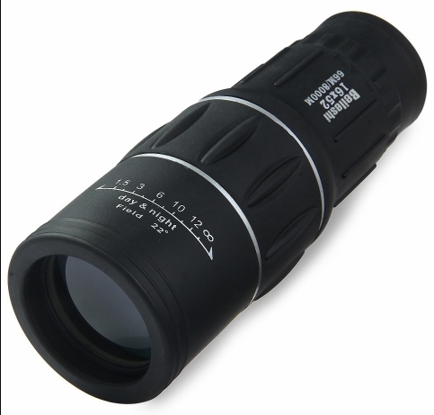 16 x 52 Dual Focus Monocular Spotting Telescope Zoom Optic Lens Binoculars Coating Lenses Hunting