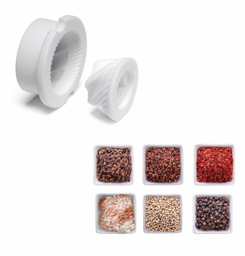 Salt Pepper Mill Solid Wood Pepper Mill with Strong Adjustable Ceramic Grinder 5" 8" Kitchen Tools
