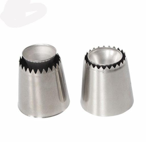 2pcs/set Ring Cookies Mold Piping Nozzles Icing Piping Nozzles Set Cake Decorating Pastry Tip