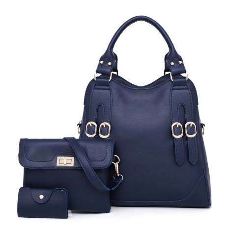 Fashion Women Handbags 3 Pieces Set Composite Shoulder Bag Casual Tote Hand Bags