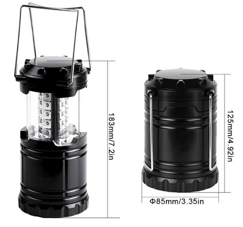 Portable Lantern 30 LEDs Super Bright Camping Light Hand Lamp Outdoor Camping Lantern Light
