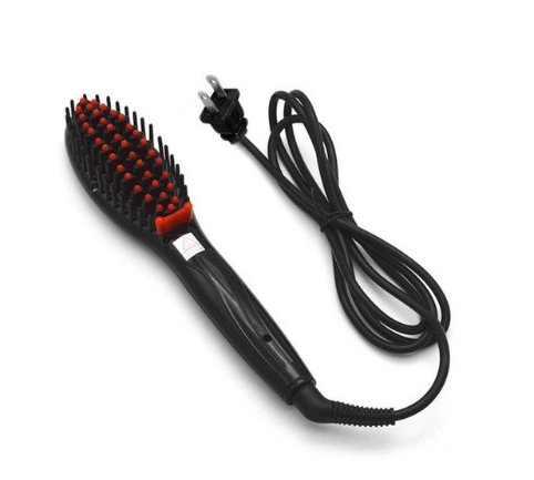 Ceramic Electric Hair Straightener Comb Styling Tool Hair Straightening Brush Girls Ladies Hair Care
