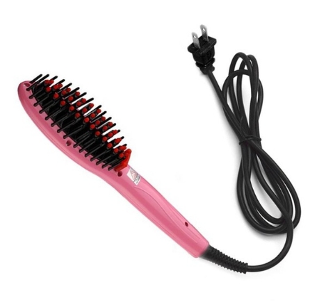 Ceramic Electric Hair Straightener Comb Styling Tool Hair Straightening Brush Girls Ladies Hair Care