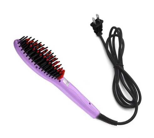 Ceramic Electric Hair Straightener Comb Styling Tool Hair Straightening Brush Girls Ladies Hair Care