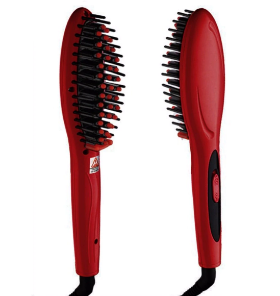 Ceramic Electric Hair Straightener Comb Styling Tool Hair Straightening Brush Girls Ladies Hair Care