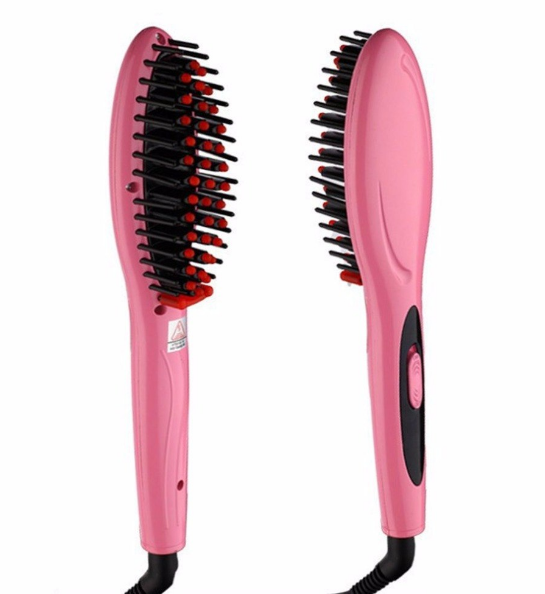 Ceramic Electric Hair Straightener Comb Styling Tool Hair Straightening Brush Girls Ladies Hair Care