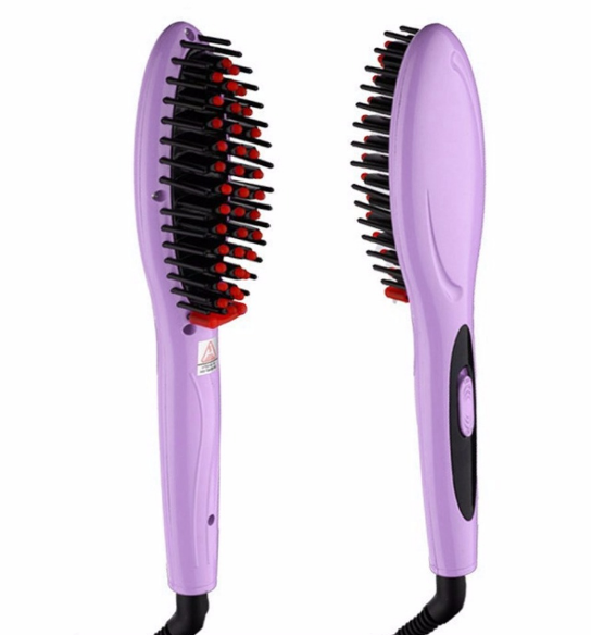 Ceramic Electric Hair Straightener Comb Styling Tool Hair Straightening Brush Girls Ladies Hair Care