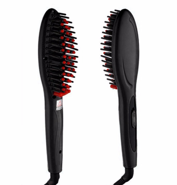 Ceramic Electric Hair Straightener Comb Styling Tool Hair Straightening Brush Girls Ladies Hair Care
