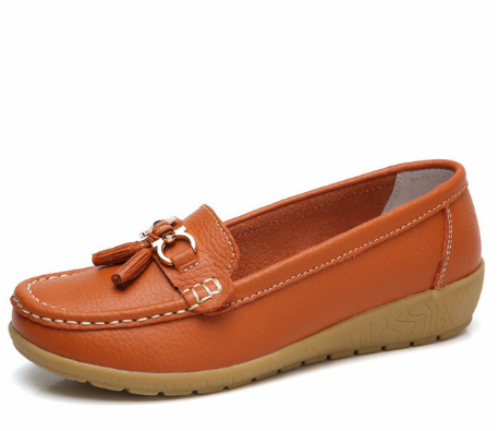 New Arrival Shoes Woman Genuine Leather Women Flats Slip On Women's Loafers Female Moccasins Shoe