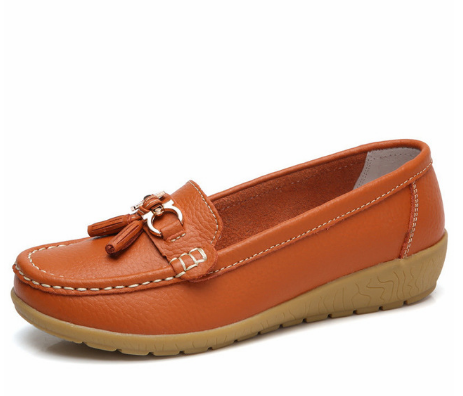 New Arrival Shoes Woman Genuine Leather Women Flats Slip On Women's Loafers Female Moccasins Shoe