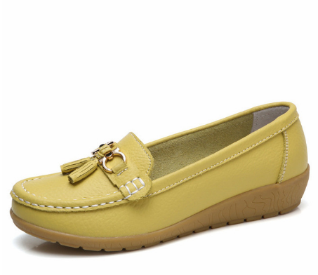 New Arrival Shoes Woman Genuine Leather Women Flats Slip On Women's Loafers Female Moccasins Shoe