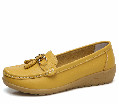 New Arrival Shoes Woman Genuine Leather Women Flats Slip On Women's Loafers Female Moccasins Shoe