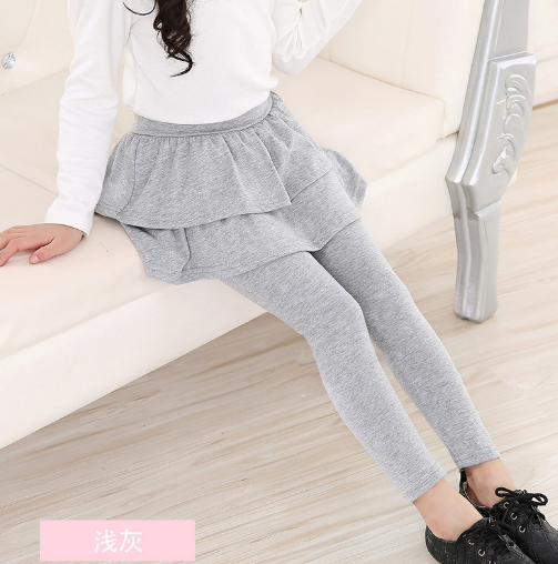 Fashion Toddler Girl Skirt Trousers Children Pants Culottes Render Pants Kids Leggings Trousers