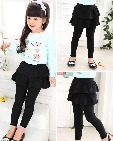 Fashion Toddler Girl Skirt Trousers Children Pants Culottes Render Pants Kids Leggings Trousers