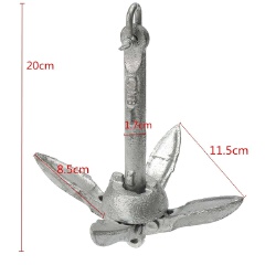 Foldable Hot Dipped Galvanized Grapnel Anchor Boat Fitting Part For Marine Yacht