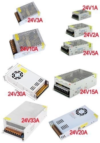 AC 110V-220V TO DC 5V 12V 24V Switch Power Supply Driver Adapter LED Strip Light