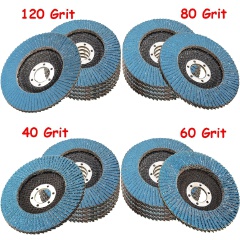 5/10PC 115mm 4.5 Sand Disc 40/60/80/120 Gravel Grinding Wheel Blade Polisher