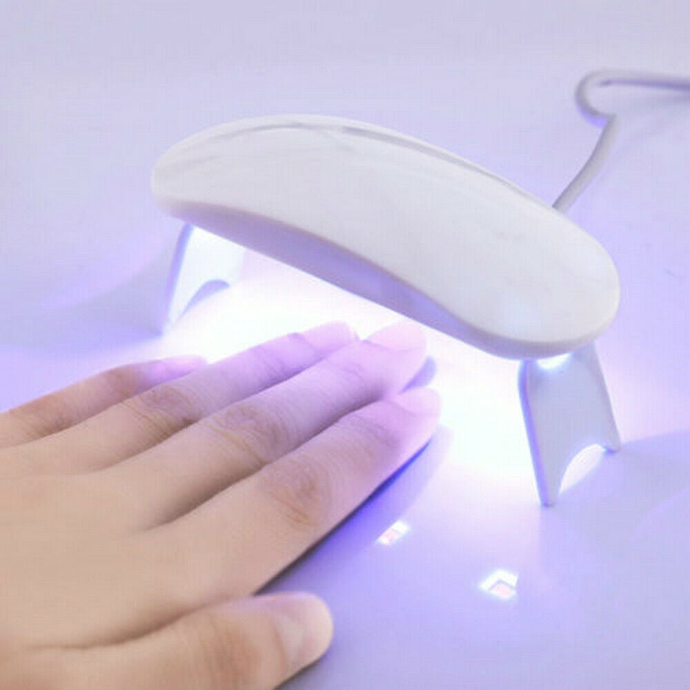 Portable Mini UV LED Lamp USB Charging Gel Polish Curing Machine Nail Dryer 6W H view 3
