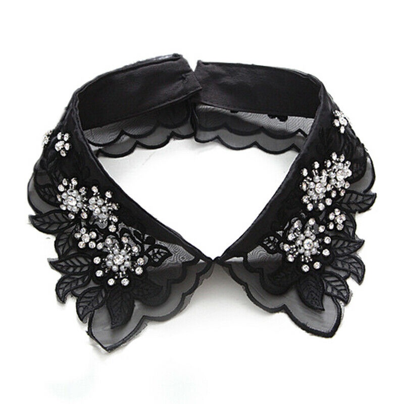 Women Clothes Shirt Fake Collar White Tie Detachable Collar False Collar Lapel