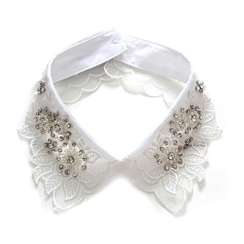 Women Clothes Shirt Fake Collar White Tie Detachable Collar False Collar Lapel
