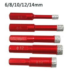 6MM-14MM Dry Diamond Drill Bits for Porcelain Granite Tile Glass Ce