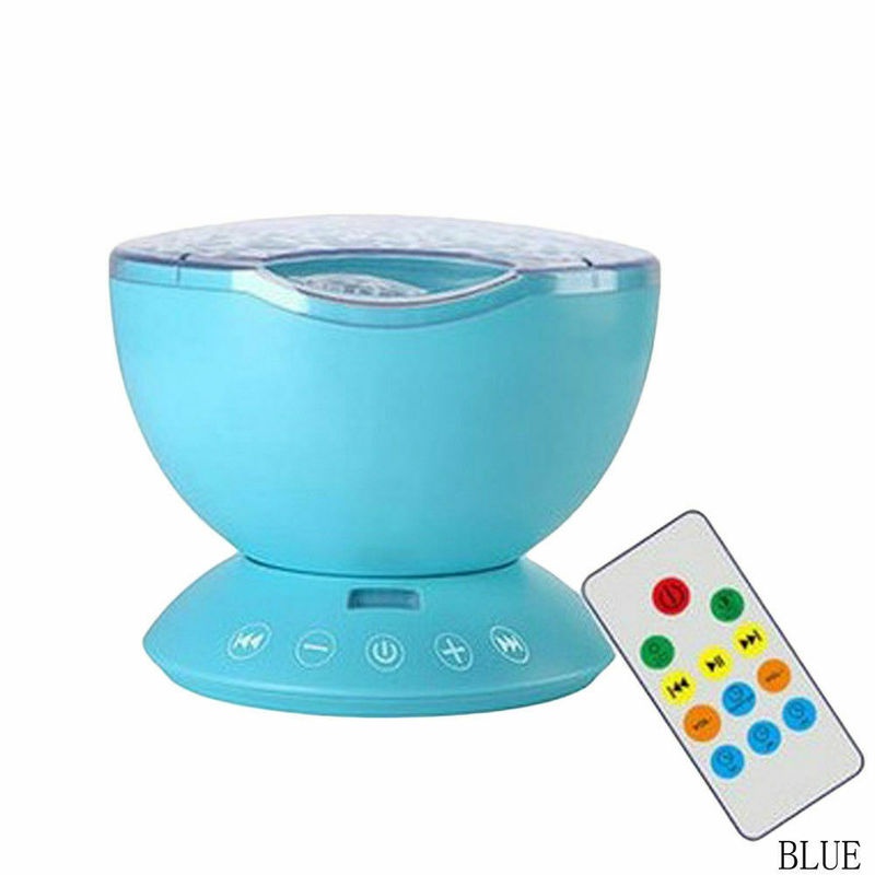 The Newest Night Projector Multicolor Music Bedroom Ceiling Lamp Ocean Wave Led Light Projector