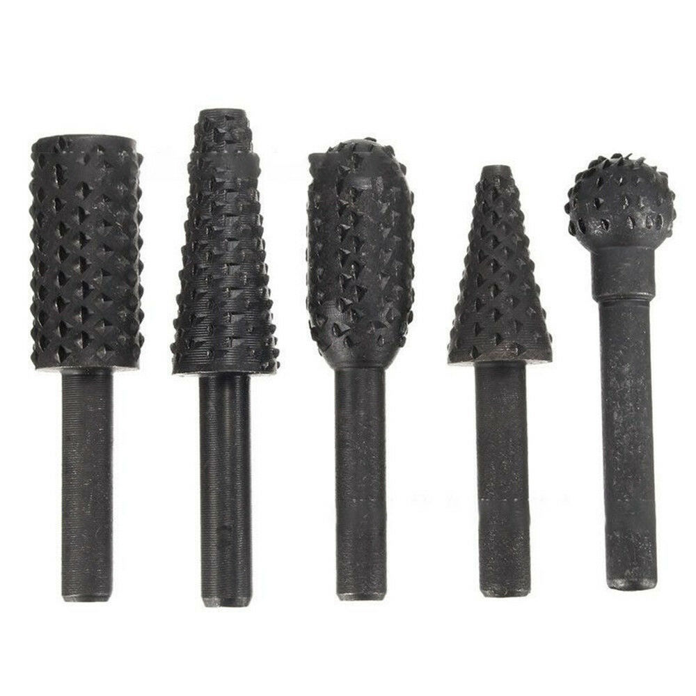 5PCS 1/4'' Drill Bit Set Cutting Tools For Woodworking Knife Wood Carving Tool