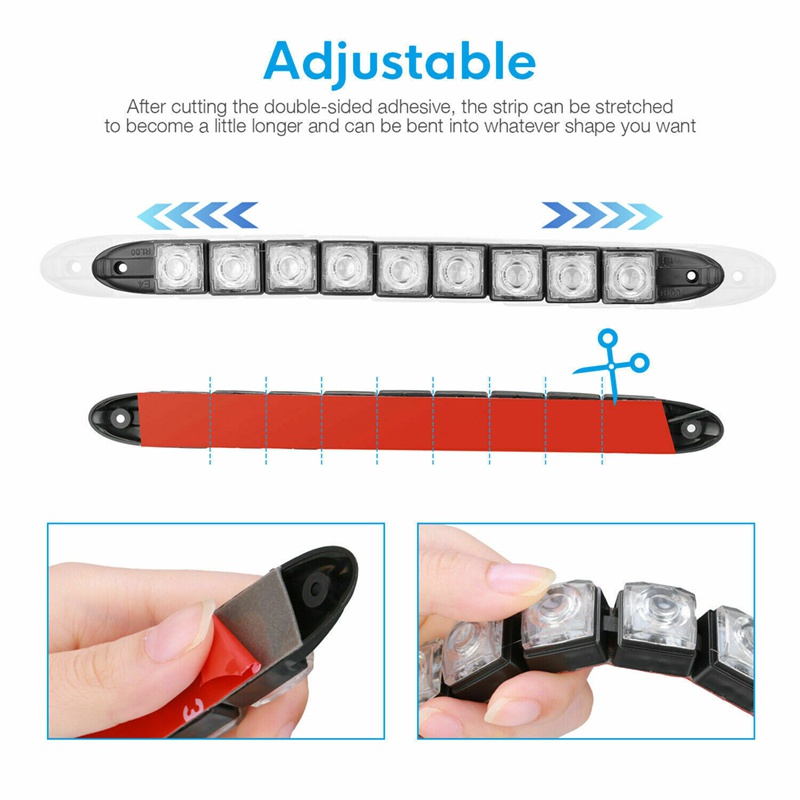1/2PCS Red Green Navigation 18 LED Marine Boat  Bow Stern light 12V Yacht Pontoon Bright Lights
