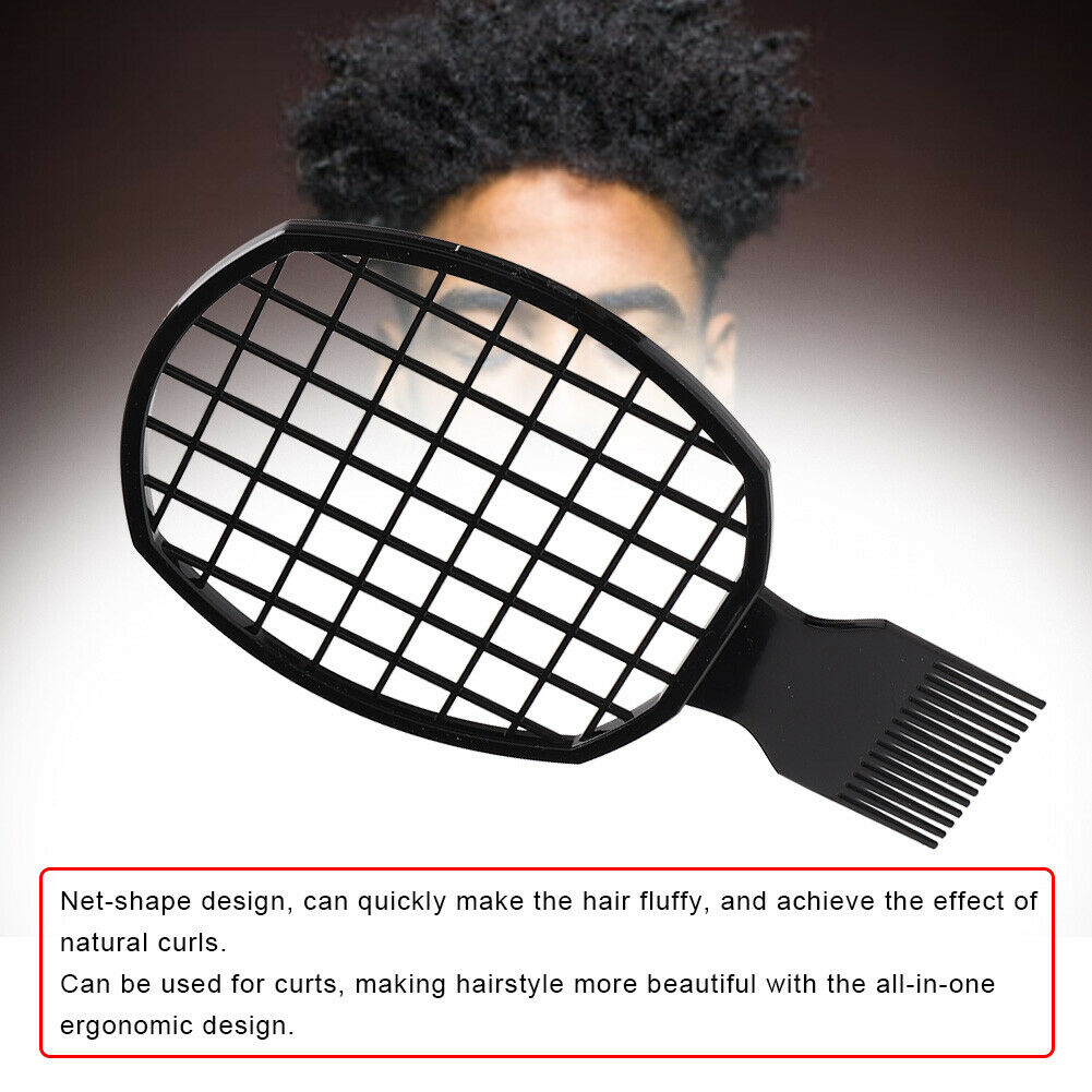 Hairdressing twist wave curl comb mesh sponge tin foil ironing brush healthy-
