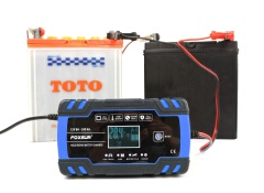 12/24V Multi-function Intelligent Charger Motorcycle Truck Universal Charger Repair Charger
