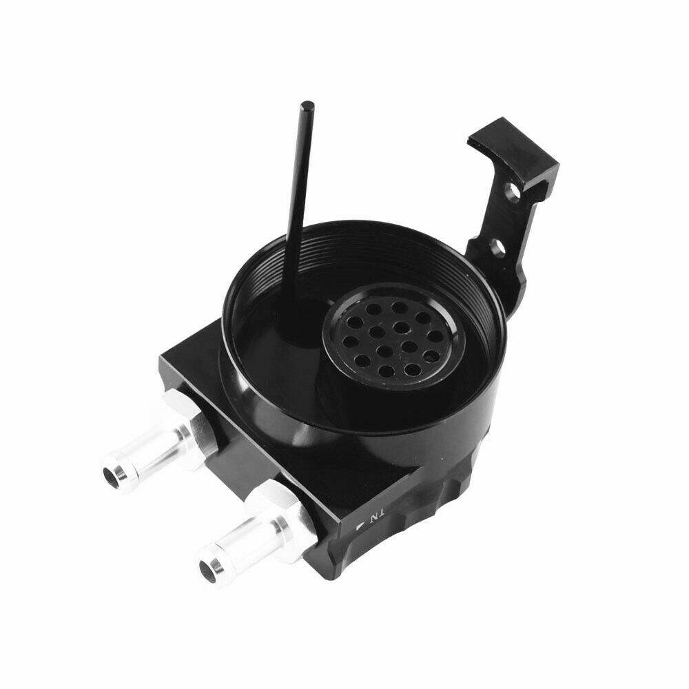 Aluminum Flywheel Reservoir Filter Steel Wool Oil Catch Can Tanks Fit for Car