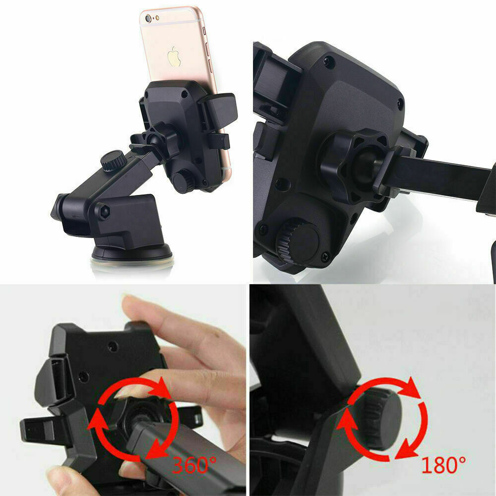 360 ° Mounting Bracket Car Windshield Bracket for Mobile Phone GPS IPhone Samsung