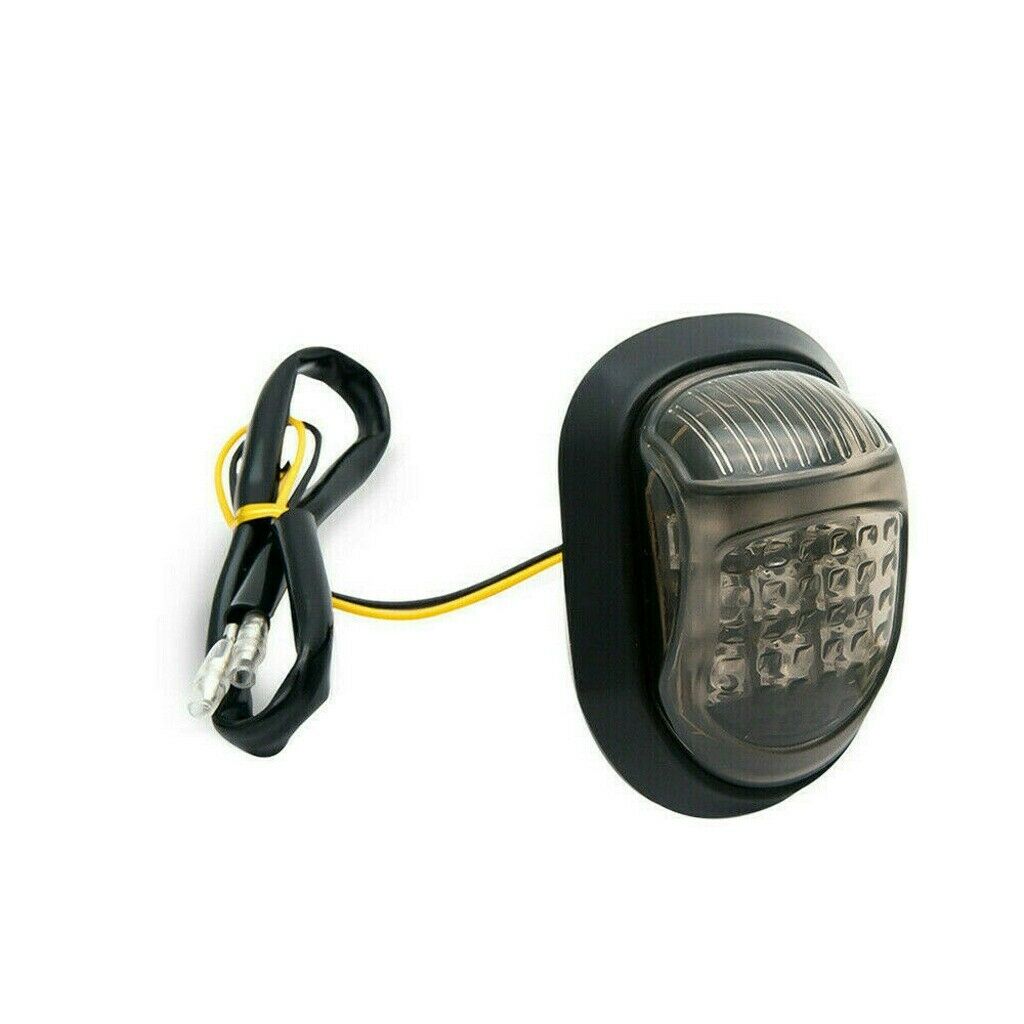 2x Flush Mount Motorcycle LED Turn Signals Indicator Blinker Light Amber Flasher