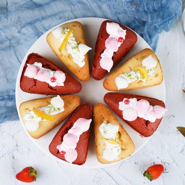 1PC 8-Triangle Round Silicone Cake Pan Pastry Muffin Pizza Baking Tray Mould