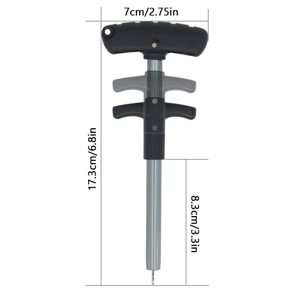 Easy Fish Hook Remover Puller Detacher T-Handle Extractor Fishing Tackle Tool