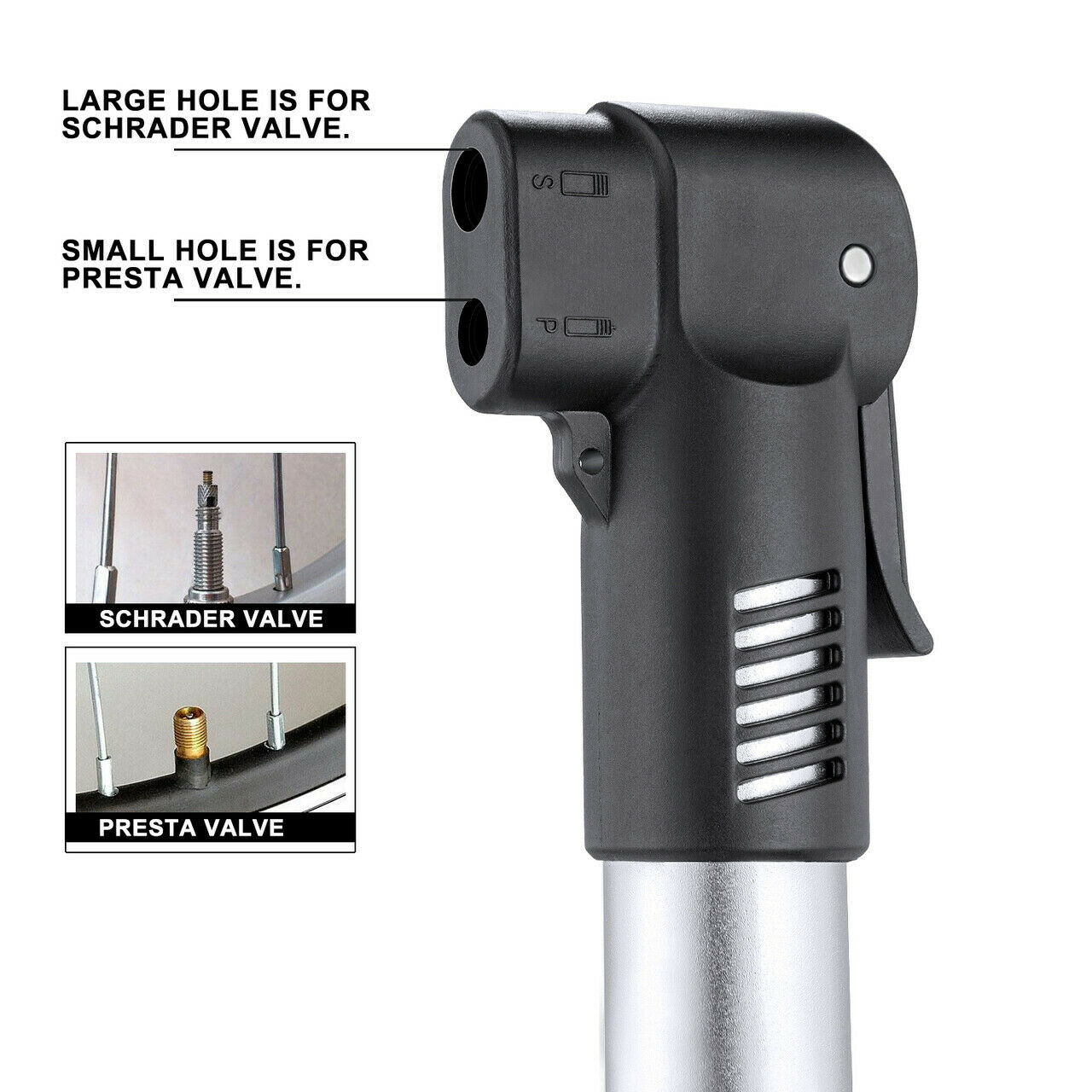 Portable Mini Bicycle Air Pump Sports Ball Basketball Inflation Pump-