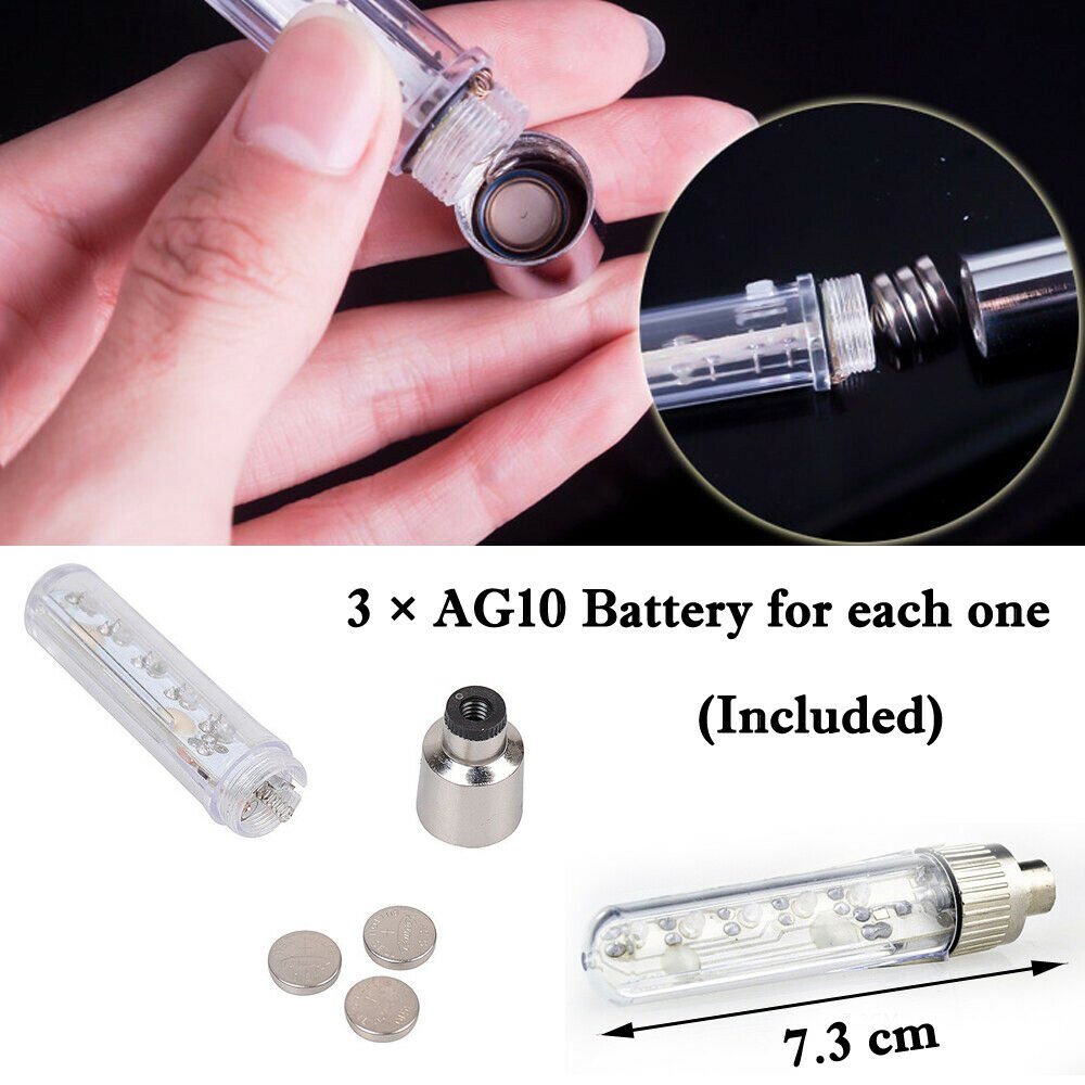 2 Pack bicycle waterproof 32 LED Bicycle rim light mountain bike wheel tire valve spokes-