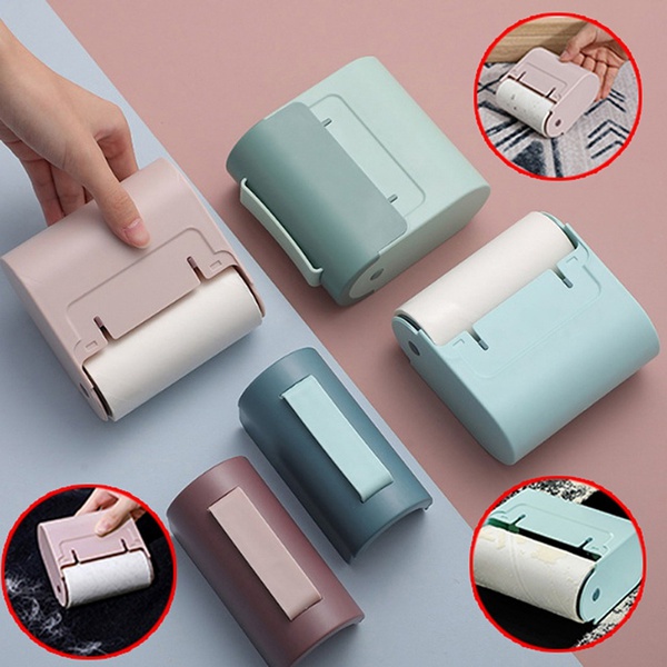 Tearable Roller Sticking Device Household Clothes Hair Remover Dusting Brush