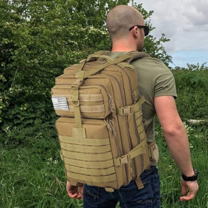New Nylon Waterproof Hiking Backpack Outdoor Military Rucksacks Tactical Sports Camping Trekking