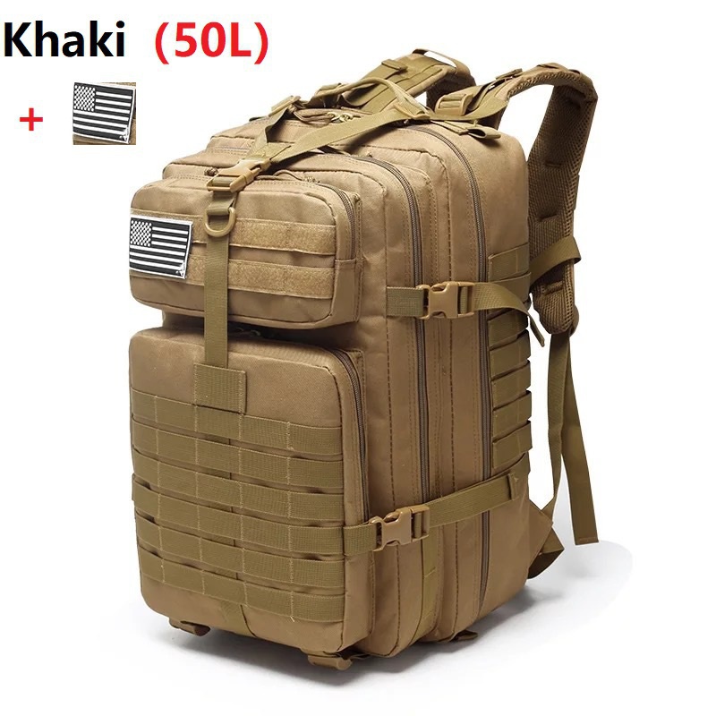 New Nylon Waterproof Hiking Backpack Outdoor Military Rucksacks Tactical Sports Camping Trekking