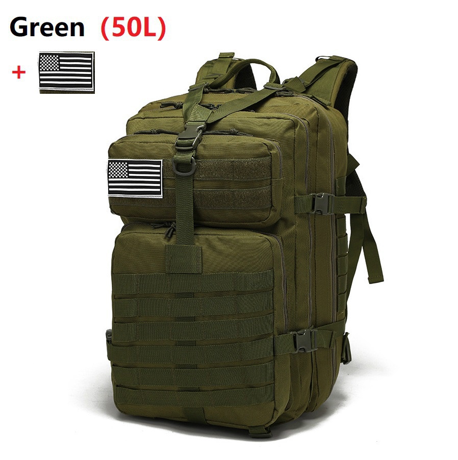 New Nylon Waterproof Hiking Backpack Outdoor Military Rucksacks Tactical Sports Camping Trekking