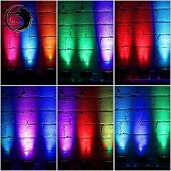 1/2PCS 36 LED 72W RGB Stage Light Flat Par Lamp DMX512 Lighting Laser Projector DJ Disco Party Light (AU/EU/US/UK Plug)