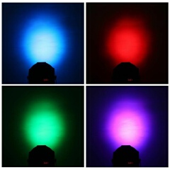 1/2PCS 36 LED 72W RGB Stage Light Flat Par Lamp DMX512 Lighting Laser Projector DJ Disco Party Light (AU/EU/US/UK Plug)
