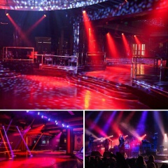 1/2PCS 36 LED 72W RGB Stage Light Flat Par Lamp DMX512 Lighting Laser Projector DJ Disco Party Light (AU/EU/US/UK Plug)